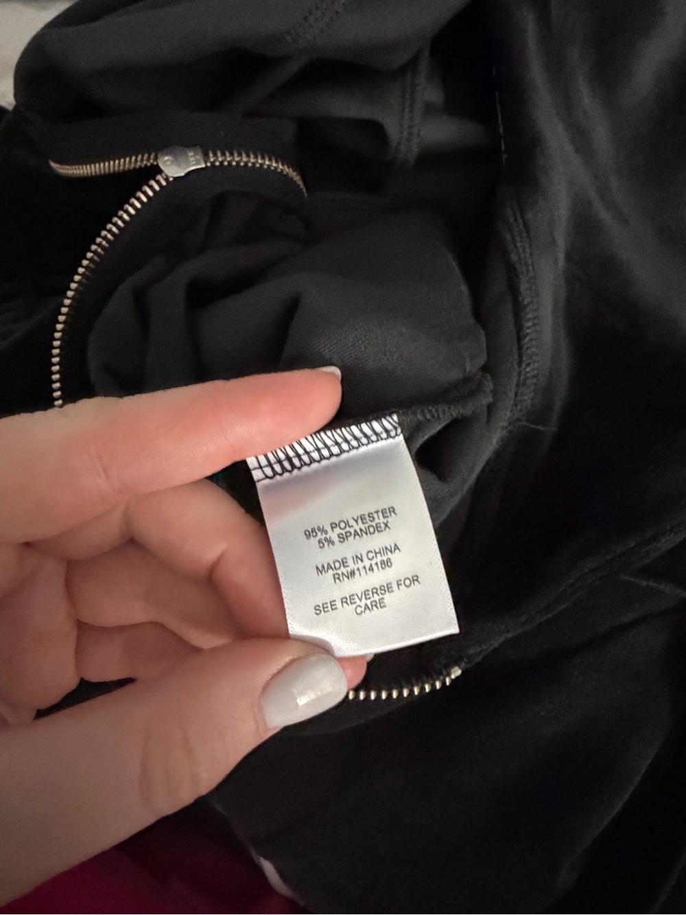 NWOT Juicy Couture Black Velour Romper XL - Picture 8 of 8